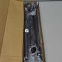 ALLZONE Heavy Duty Tension Shower Curtain Rod 42-83 Inches for Bathroom, Window, Non-Slip, Adjustable with Strong Spring Pole for Closet, Doorway, No Rust, No Drilling, Black