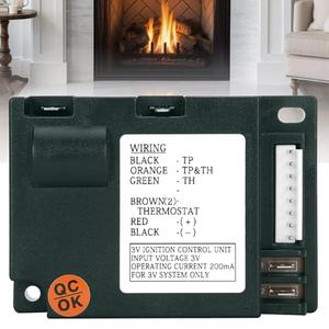 SRV593-592 Electronic Fireplace Control Module, IPI Gas Fireplace Ignition Control Module, Replaces for Dexen SRV593-592, 593-592, GM-6KA, GM6K-N, GM6K-M, Fit Heatilator and Other Fireplace Systems