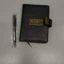 WEMATE Journal with Lock, Diary with Lock, Password Notebook, Pen & Gift Box - Perfect for Men and Women - 4.3X 6.18in Black Keep Your Secrets Safe