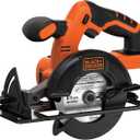 BLACK+DECKER 20V 5-1/2" Cordless Circular Saw, Bare Tool Only (BDCCS20B)