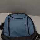 BANGE Business Smart Backpack Waterproof fit 15.6 Inch Laptop Backpack with USB Charging Port,Travel Durable Backpack (Light Blue(three Pocket), Medium) (Large)