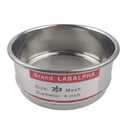 LABALPHA 250 Mesh Lab Sieves, Test Sieve #250 Mesh, 4'' Diameter, 304 Stainless Steel Wire Cloth (0.063mm)