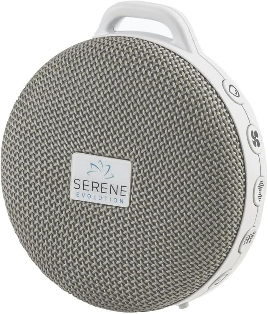 Serene Evolution 36 Sound Portable White Noise Machine for Sleeping Baby, USB Rechargeable Sound Machine for Babies & Kids, Soothing Sleep Sounds - Heartbeat, Rain, Brown Noise Machine & Ocean Sounds
