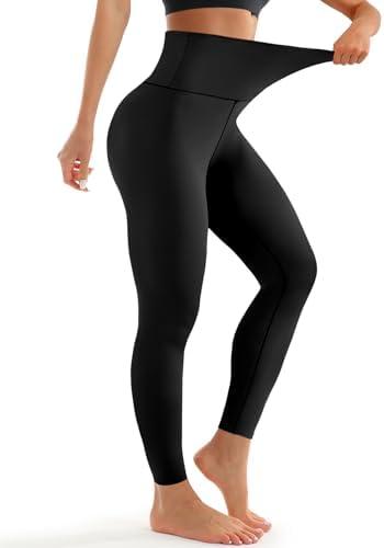 Leggings for Women - High Waisted Full Length Buttery Soft Yoga Pants for Workout Athletic Daily L/XL