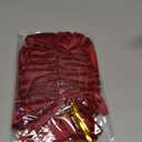 24 Pcs Burgundy/Dark Red Velvet Bows Ornaments for Christmas Tree, Vintage Velvet Christmas Bows Tree Decorations, Indoor Home Decor for Wreath Mantle Gift Wrap Holiday Decor, 3/8'' W, 5 * 7 inch