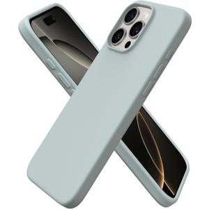 ORNARTO Liquid Silicone Protective Case Compatible with iPhone 16 Pro Max, Succulent