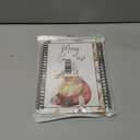 rubeonly 2 Pack Christmas Gift Card Book, DIY Spiral-Bound  Christmas College Survival Gift Card Book Holder, Greeting Cards Holder for College Student Graduation Gifts (Santa Claus +Tree)