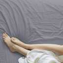 Grounding Sheets 27 * 52 inch, Conductivity Grounding Sheets with Grounding Cord, Grounding Sheets for Earth with Silver Fiber with Cotton, Gray