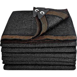 winemana 70% Black Shade Cloth, 20 x 30 FT Durable Mesh Tarp with Grommets, Resistant Garden Sun Shade Netting with Taped Edge for Plant Cover, Greenhouse, Patio, Tomatoes, Chicken Coop, Barn Kennel