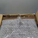 Dog Crate Furniture Foldable with Dog Bed Mat, 27" No Assembly Decorative Dog Kennel Indoor, Heavy Duty Small Collapsible Dog Crates for Small Dogs (Under 25 lb), Wooden Dog Cage