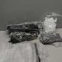 Calmootey 9 Tier Shoe Rack Organizer,Portable Shoe Shelf with Nonwoven Fabric Cover for Closet Hallway,Bedroom, Entryway, Ash Grey