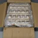 Sumnacon Crystal Square Tissue Box Cover - Sparkling Cube Glass Tissue Box Holder, Decorative Facial Tissue Holder for Bedroom Bathroom Dresser Night Stand Table Office Home Decor, Gold