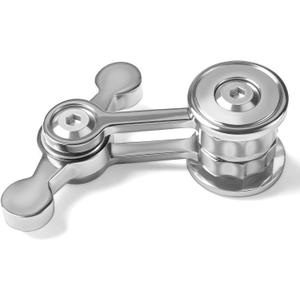 Fidget Spinner for Adults, Metal Silent Figette Office Desk Toy Quiet Cool Gadgets Gifts for Teen Boys Kid Anxiety Stress Relief Calm Down Sensory Autism Autistic ADHD Airplane Travel (Silver)