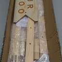 Stuffed Animal Storage Zoo with Wheels, Wooden Large Stuff Animals Plushies Holder Toy Organizer Kids Plush Storage Cage with Elastic Band and Net for Nursery Playroom Corner for Toddler