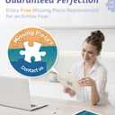 PieceRelax Plastic Jigsaw Puzzles for Adults 1200 Pieces - Twinkle Twinkle - What Does Santa Look Like? Most Satisfying Table Games and Gifts No Puzzle Mat Required [H3801]