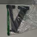 AOCEAN 12 inch Black Wood Letters Unfinished Wood Letters for Halloween Decorative Standing Letters Slices Sign Board Decoration for Craft Home Party Projects (V)