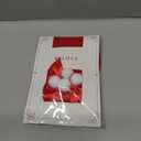 RSLOVE Christmas Thigh High Stockings for Women Sexy Fishnet Tights with Bow Accent Santa Accessory Hosiery One Size (Red)