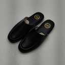 L.B. Evans Mens Duke Scuff Slip On Casual Slippers Casual - Black (9)