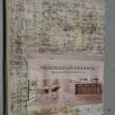 Rug Runners for Hallways Non Slip - 2x8 Runner Rug for Bedroom, Washable Runner with Rubber Backing, Soft Low-Pile Carpet for Kitchen, Laundry, Bathroom (2'x8', Grey/Rust)