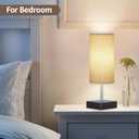 Cordless Table Lamp, Battery Operated Lamp Touch Dimmable,Rechargeable Lamp for NightStand, Battery Powered Wireless Table Lamp for Decor, Living Room, Dorm-2Pack (12 Inch, Beige)