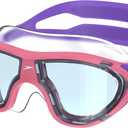 Speedo Unisex Kids Swim Goggles Biofuse 2.0 Junior (One Size, Mask Pink Lemonade/Steel)