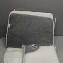 YIHOUSE Memory Foam Bathroom Rug Sets 5 Piece, Ultra Absorbent Bath Mat for Bathroom - Non-Slip Machine Washable & Dry Quickly, 5 Piece Bathroom Mat Set, White