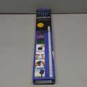 JMEXSUSS Solar Christmas Lights Outdoor, 8 Tube 144 LEDs Solar Meteor Shower Lights Outdoor, Hanging Blue Christmas Light for Tree Icicle Garden Yard Patio Gazebo Party Xmas Decor