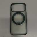 TORRAS 360 Magnetic Stand for iPhone 17 Pro Case, Ostand 3.0[Fit for MagSafe][4X Mil-Grade Shockproof] Rotatable Kickstand Protective Cover, Camera Control Button, Translucent Pine Green, O3 Fitness