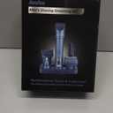 Beard Trimmers Kit for Men Precise Dial Adjustable 20 Lengths, 5-in-1 Electric Shavers and Hair Clippers Set - Body Nose Ear Mustache Hair Trimmers Razors Waterproof Wet/Dry - USB-C Charging Dock (Blue)