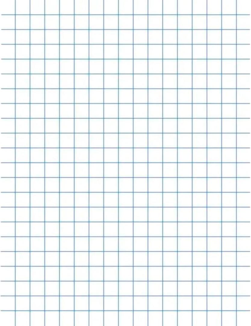 School Smart Graph Paper, 8-1/2 x 11 Inches, 1/4 Inch Rule, White, 500 Sheets