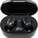 Wireless Earbuds, Bluetooth 5.3 Headphones HiFi Deep Bass with Mic ,120H Playtime LED Display ,IPX7 Waterproof Button Control True Wireless Earphones,One-Step Pairing,In-Ear Noise Reduction Headset
