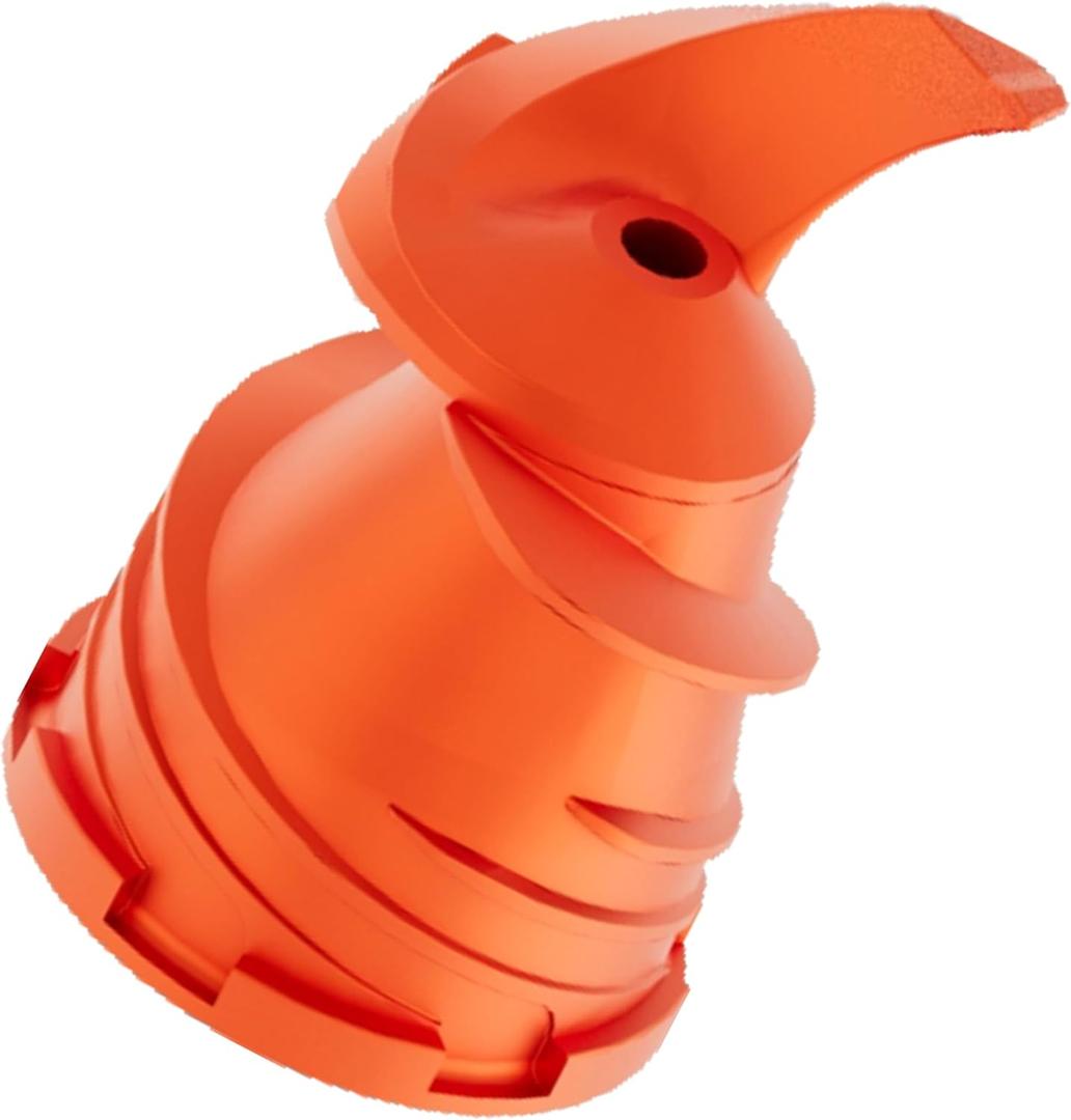 WHUTO Juicer Replacement Parts, Cold Press Juicer Auger, Orange PMMA Material Non-Staining, Juicers Attachment Kit for Models ZM1913M/ZM1903M