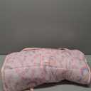 Viviland Toddler Kid Nap Mat for Preschool, Girls Pink Rainbow Slumber Bag, Daycare Sleeping Bag with Pillow and Blanket, Kindergarten Sleep Mat