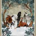 Adults Kids 500 Pieces Jigsaw Puzzle Horse There was A Girl Who Really Loved Horses Puzzle Challenging Educational Fun Family Games Toys Gifts for Home Kitchen Decor Family Activities