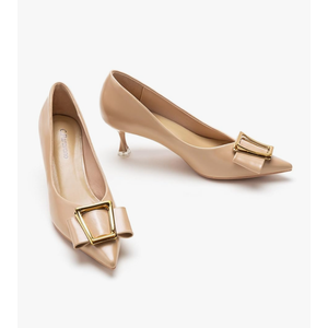 C.Paravano Pumps Shoes Women | Kitten Heels | Low Heel | Dress Shoes for Women | Pointed Toe Heels, Size 7.5