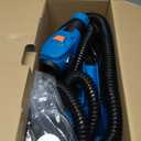 Tilswall Paint Sprayer, 800W HVLP 1100ML/Min Electric Spray Paint Gun with 2.5M Air Hose, 1300ML Detachable Container, 3 Nozzle Sizes & 3 Patterns, High Power Painter for Furniture, Cabinet, Fence (Blue black)