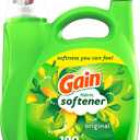 Gain Liquid Fabric Softener, Original Scent, 140 FL OZ, 190 Loads, Liquid Fabric Softener For Soft, Fresh Laundry