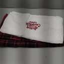 3 Pcs Christmas Farmhouse Hand Towels for Bathroom 14x29 Inch Red and Black Buffalo Check Plaid Rustic 100% Cotton Embroidered Kitchen Towels for Bath Dish Xmas Winter Gifts Decorations