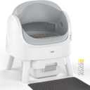 Self Cleaning Cat Litter Box, Automatic Cat Litter Box for Multiple Cats, Integrated Safety Protection with Open-Top Design