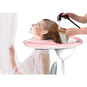Inflatable Washing Hair Basin,Portable Shampoo Basin,Hair Washing Tray-Medical Shampoo for The Disabled,Pregnant Women,Bedridden and Handicapped,Elderly&Child-Wash While in Wheelchair or Chair at Home