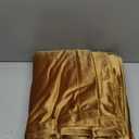 Gold Velvet Curtains 84 inch Long for Living Room,Luxury 2 Panels Room Darkening Rod Pocket Back Tab Curtain Elegant Thermal Insulated Heavy Soft Soundproof Decorative Window Drapes for Bedroom