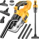 Cordless Handheld Vacuum Cleaner Compatible with DeWalt 20V Battery, 16000Pa Strong Suction, 2 HEPA Filters & 4 Nozzles, Lightweight Portable Vacuum for Car, Home, Garage – Tool Only