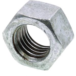 Prime-Line 9073698 Finished Hex Nuts, 5/8 In.-11, A563 Grade A Hot Dip Galvanized Steel (50 Pack), Zinc
