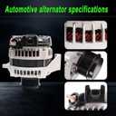 SHICHU 150A Alternator Compatible with 2014-2019 Express Savana 2500/3500;Silverado Sierra 1500/2500HD/3500HD;Suburban 3500 HD;Tahoe;Escalade;Yukon XL Replace for 14007 84143542 22747894 23487088 (2017-2023 Chevy Express)