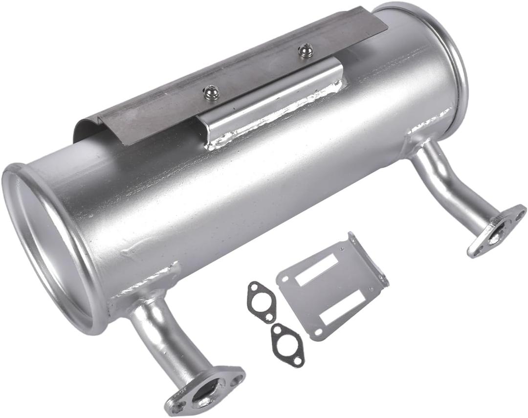 Muffler Kit Replacement for Kohler CH18-CH25, CH620-740 22-24HP Engine Lawn Mower Left Mufflers 2478612-S Lamerto