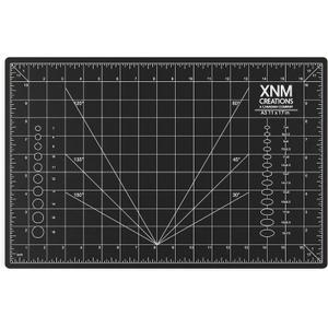 XNM Premium Self Healing Cutting Mat - 12 Inches by 18 inches - A3, 3 Layer Quality PVC Construction - Dual Sided, Imperial and Metric Grid Lines - Perfect for Cutting, Sewing, and Crafts