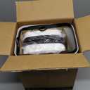 2 Pack 2.7 Gal Bathroom Trash Can with Lid, Automatic Trash Can Small Smart Garbage Can Touchless, Slim Motion Sensor Waterproof Plastic Trash Bins for Bedroom Office Kitchen Toilet (White)