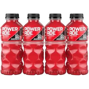 Powerade Fruit Punch, Electrolyte Enhanced Sports Drink, 20 Fl Oz Bottles, 8 Pack | Sport Beverage Enhanced with Electrolytes | 50% More Electrolytes vs. the Leading Sports Drink (per 12oz serving)* Exp. 01/25/2027