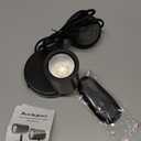 10W LED Spot Lights Indoor RGB Color Changing Uplighting with Remote, 120V Christmas Spotlight Plant Accent Light with Switch for Halloween Party Decoration, 5FT Code, 1 Pack