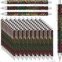 100 Pcs Inspirational Juneteenth Day Ballpoint Pens Bulk Geometric Dream Freedom Diversity Equal Pens African American Independence 1865 Party Supplies Prizes for Student Teacher Office School